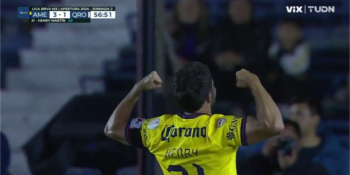 VIDEO | Henry Martin pone la tripleta de goles a favor del América y ya tiene 106 goles