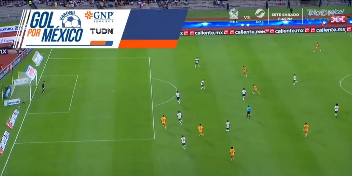 Captura de pantalla del golazo de Gorriarán, tomada de TUDN