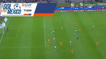 Captura de pantalla del golazo de Gorriarán, tomada de TUDN