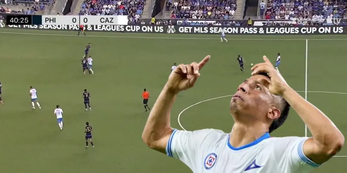 Captura de pantalla tomada de Leagues Cup del partido de Cruz Azul