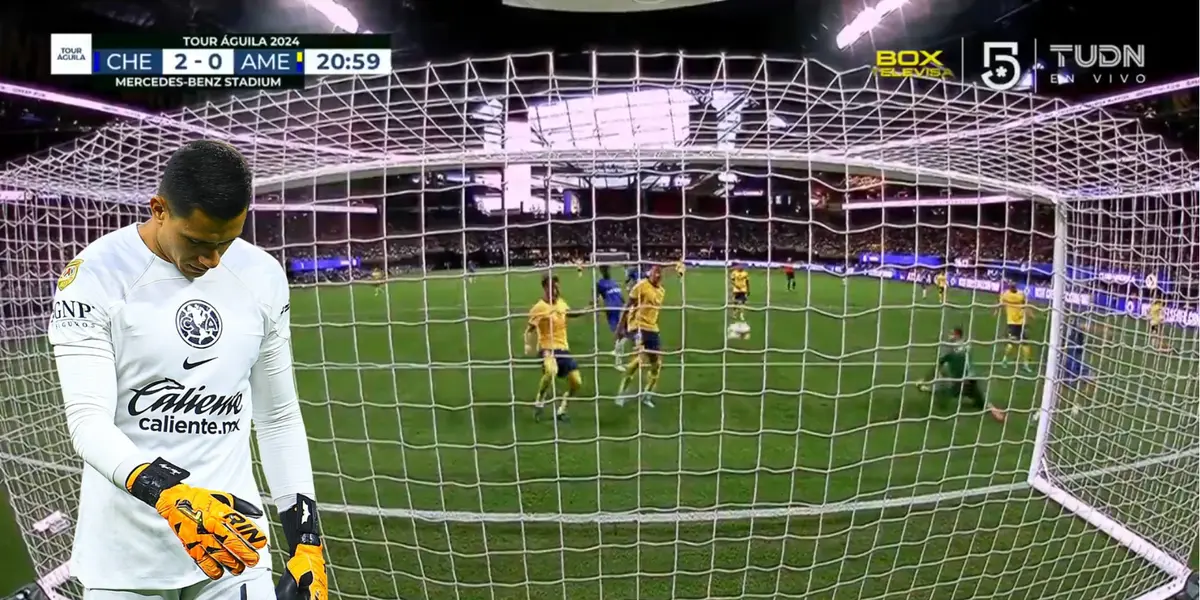 Captura de pantalla tomada de TUDN del gol de Chelsea