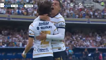 Captura de TUDN del gol de Funes Mori