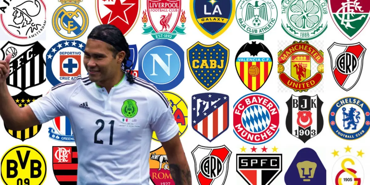 Carlos Peña junto a clubes del mundo / FOTO MEDIOTIEMPO