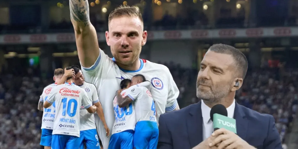 Carlos Rotondi celebrando, jugadores y Emanuel Tito Villa/ Foto Fox Sports.