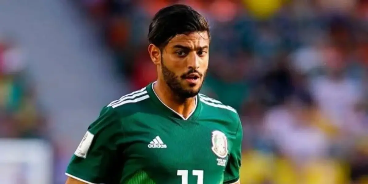 Carlos Vela con la indumentaria de la Selección Mexicana / FOTO RÉCORD