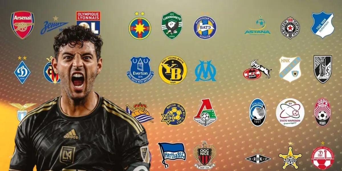 Carlos Vela junto a clubes de Europa / FOTO UEFA