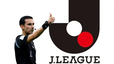 César Ramos levantando dedo y logo e Liga japonesa/Foto Diario Olé.