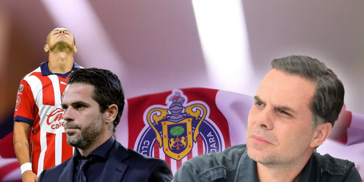 Christian Martinoli, Fernando Gago y Javier Hernández lamentándose/ Foto Chivas.