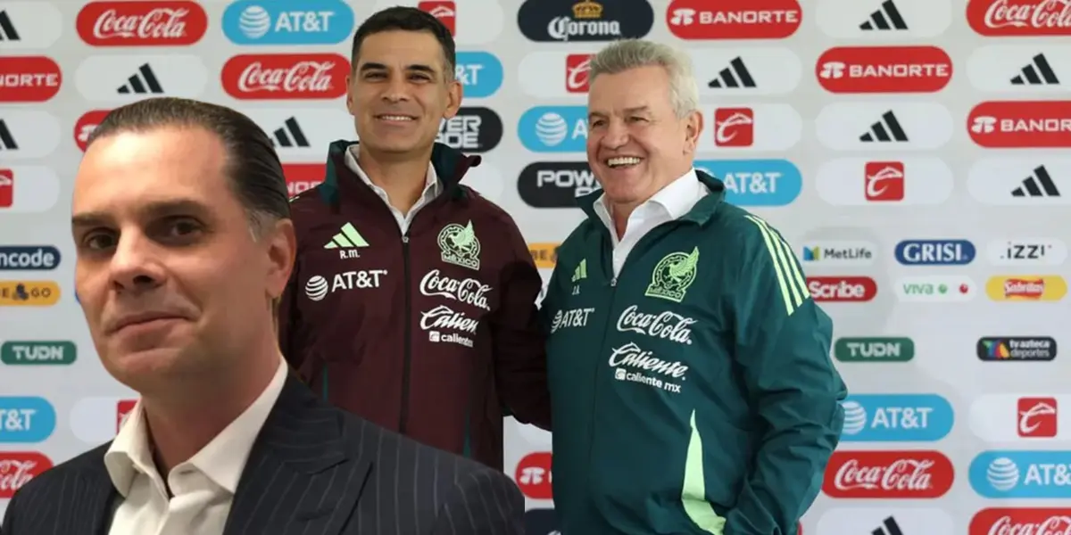 Christian Martinoli junto a Rafael Márquez y Javier Aguirre / FOTO SOPITAS