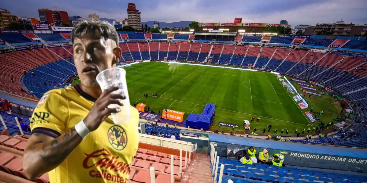 Cristian Calderón en el Estadio Ciudad de los Deportes / FOTO X