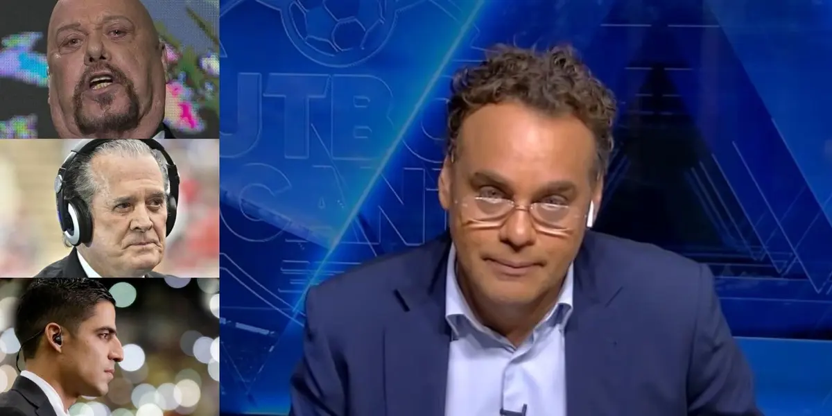 David Faitelson no se la perdonó y de colega a colega le dio hasta con la cuchara.