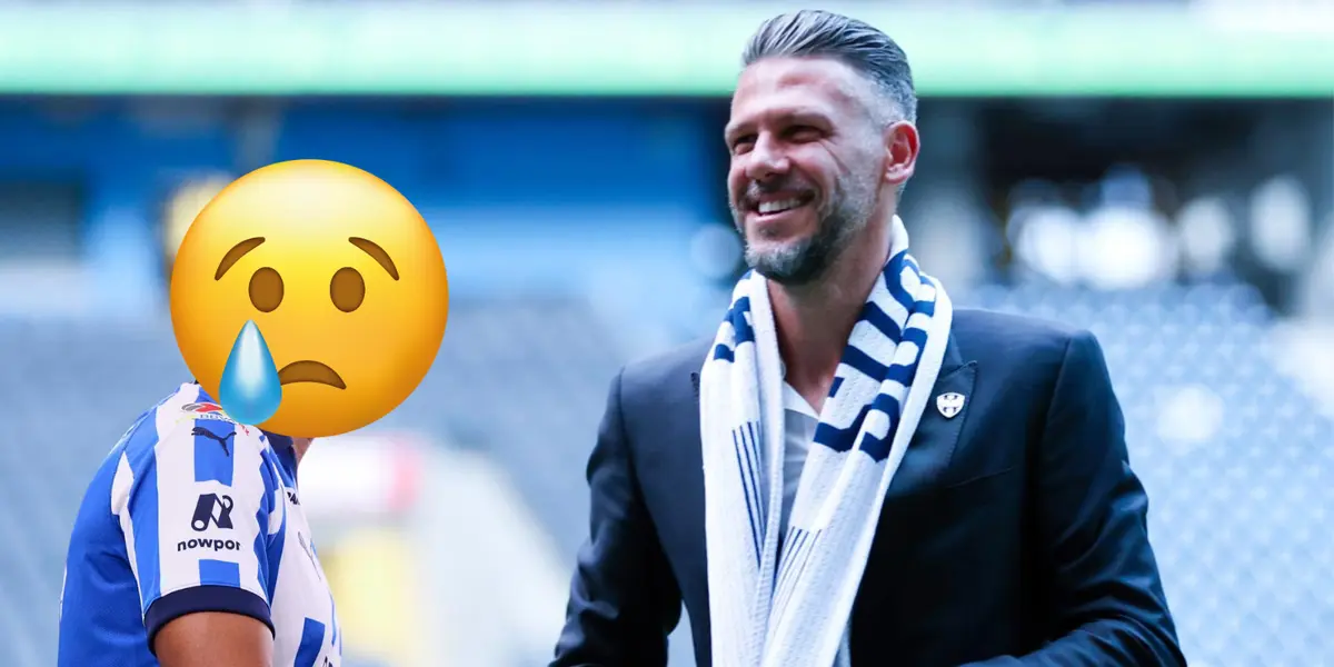 Demichelis en presentación con Rayados. Foto: Fútbol Total