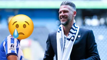 Demichelis en presentación con Rayados. Foto: Fútbol Total