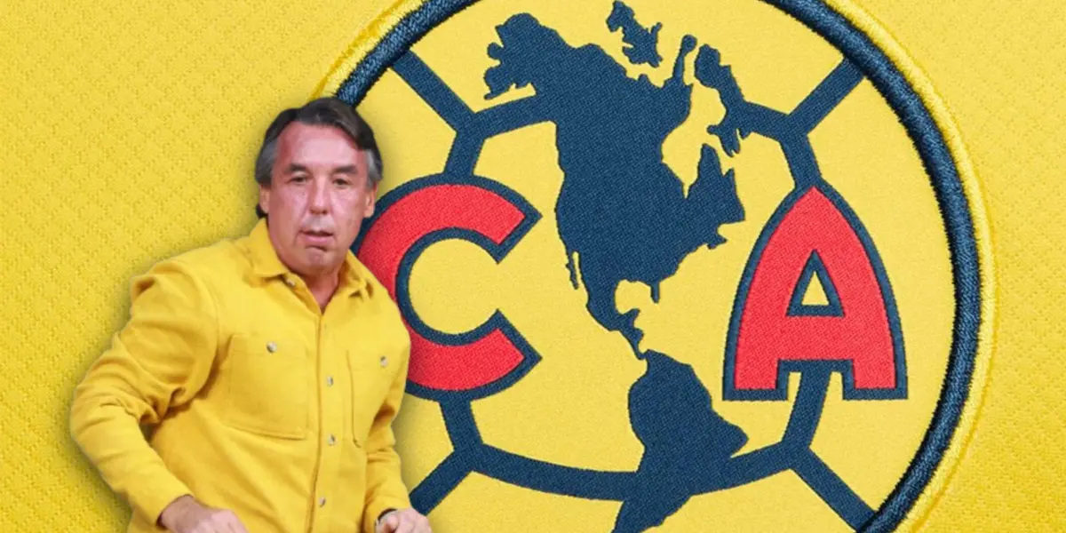 Emilio Azcárraga y escudo del América/ Foto Ameshop.