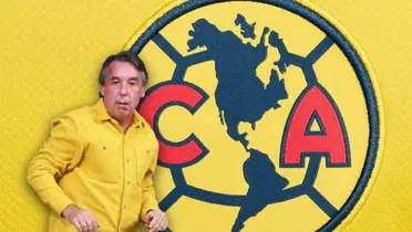 Emilio Azcárraga y escudo del América/ Foto Ameshop.