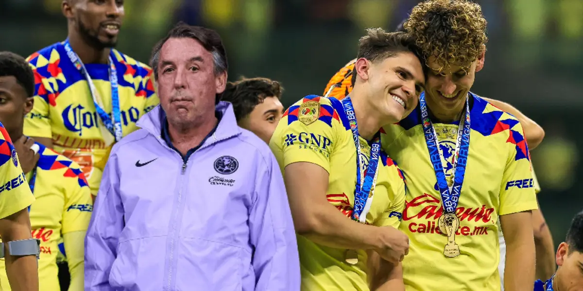 Emilio Azcárraga y jugadores del América/Foto ESTO.