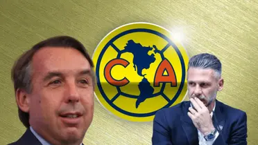 Emilio Azcárraga y Martín Demichelis/Foto y diseño Americanografico.