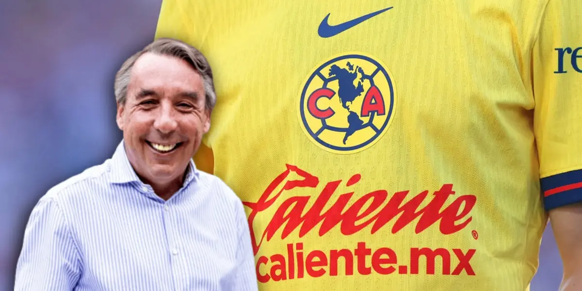 Emilio Azcárraga y playera de las Águilas/Foto América y Ya.