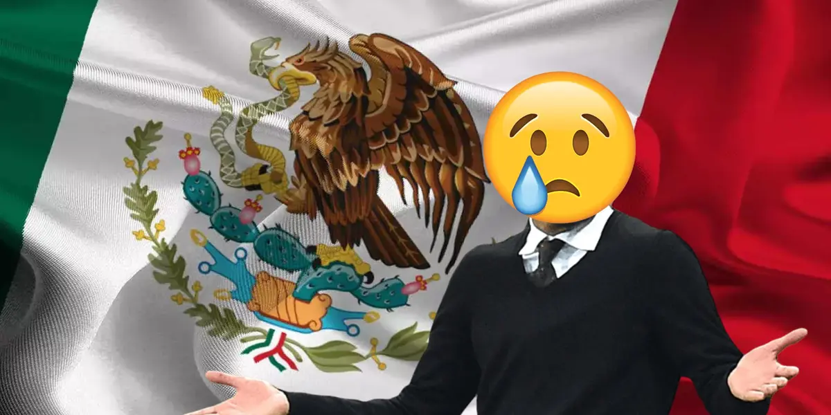 Entrenador con la cara oculta por emoji y bandera de México/ Foto Tecnológico de Monterrey.