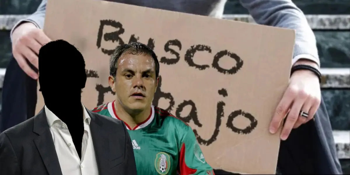 Entrenador incógnito junto a Cuauhtémoc Blanco / FOTO TV AZTECA