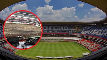 Estadio Azteca en panorámica. Foto: Wikipedia