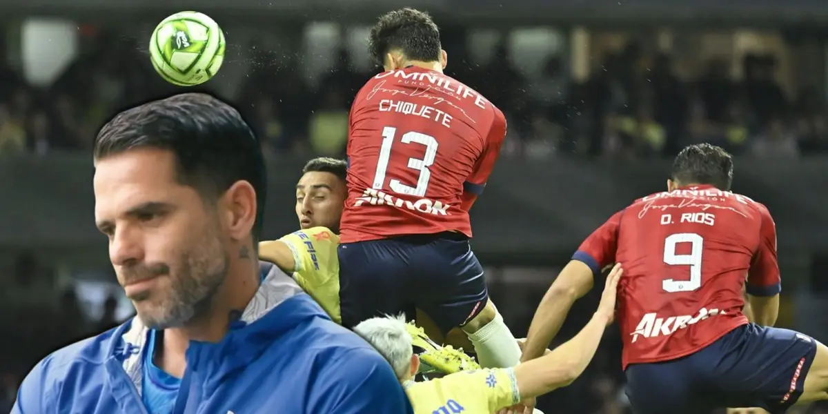 Fernando Gago en el Chivas vs América / FOTO X