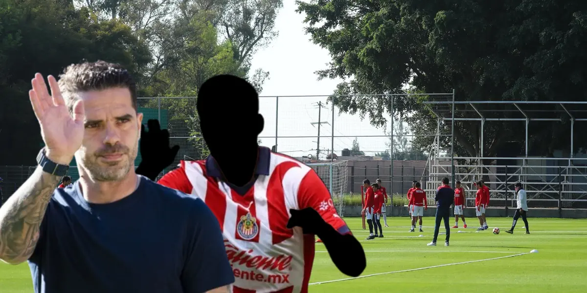 Fernando Gago junto a futbolista incógnito de Chivas / FOTO MEXSPORT