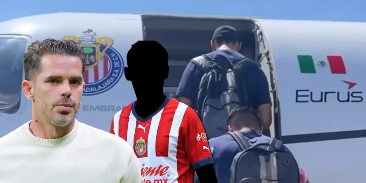 Fernando Gago junto a jugador incógnito de Chivas / FOTO TIKTOK