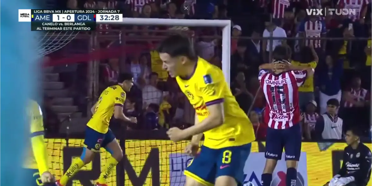 VIDEO | La polémica y efusiva celebración de Fidalgo tras el gol del América vs Chivas