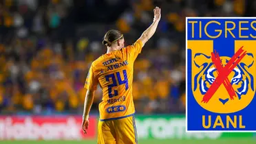 Flores en partido con Tigres. Foto: Fútbol Total