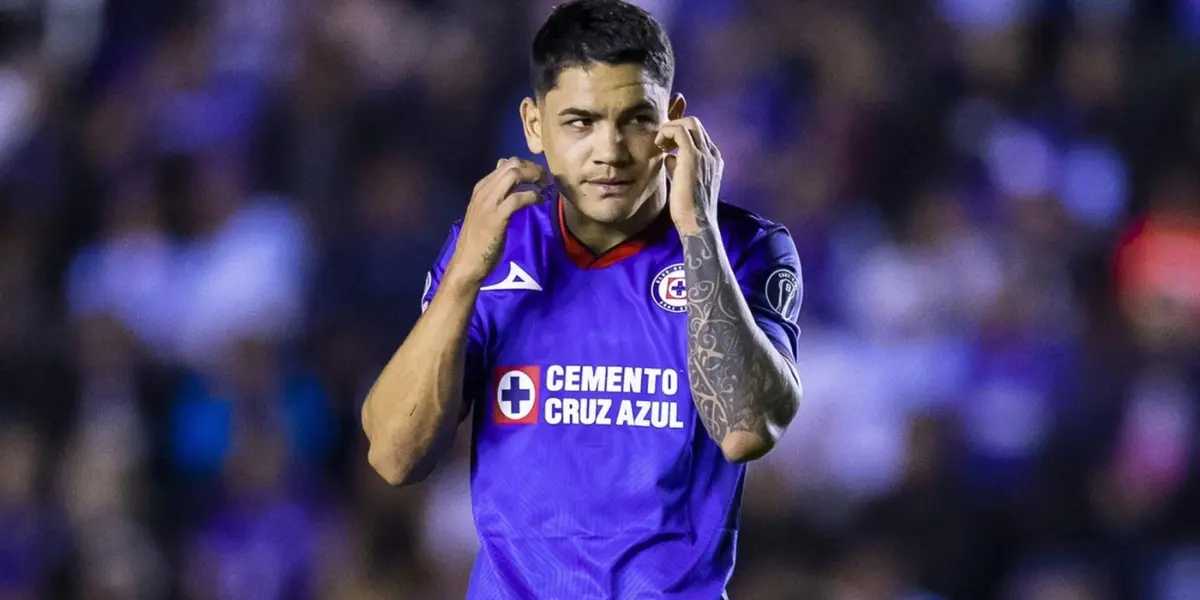 Gabriel Fernández en partido con Cruz Azul. Foto: Vavel