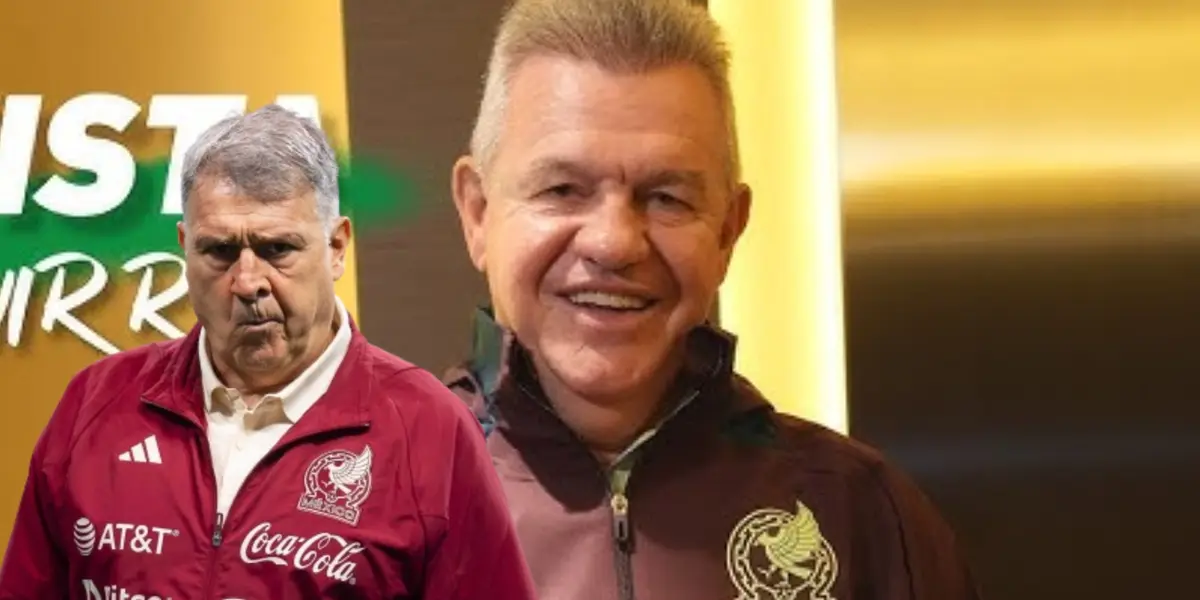 Gerardo Martino junto a Javier Aguirre / FOTO REPORTE ÍNDIGO