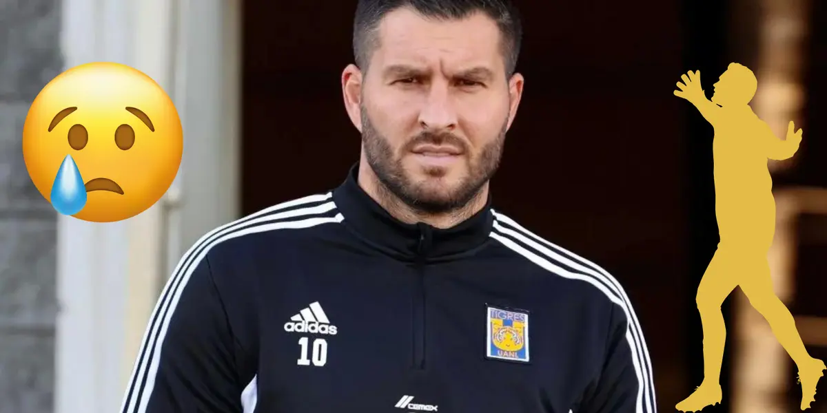 Gignac con indumentaria de Tigres. Foto: Récord