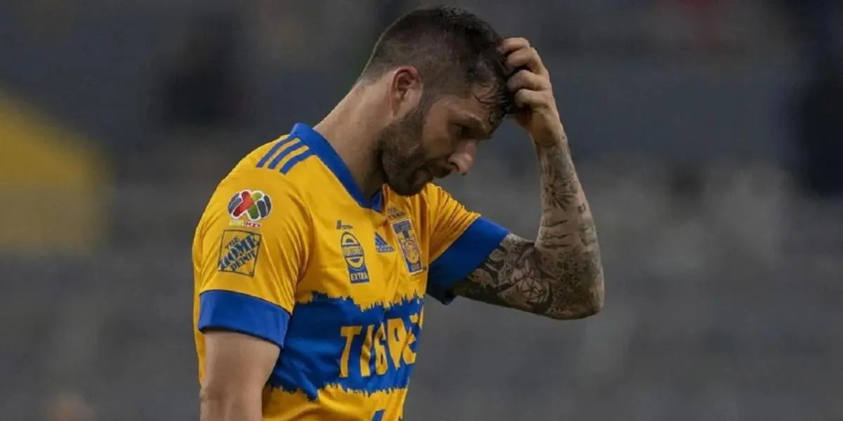 Gignac en partido con Tigres. Foto: Tribuna