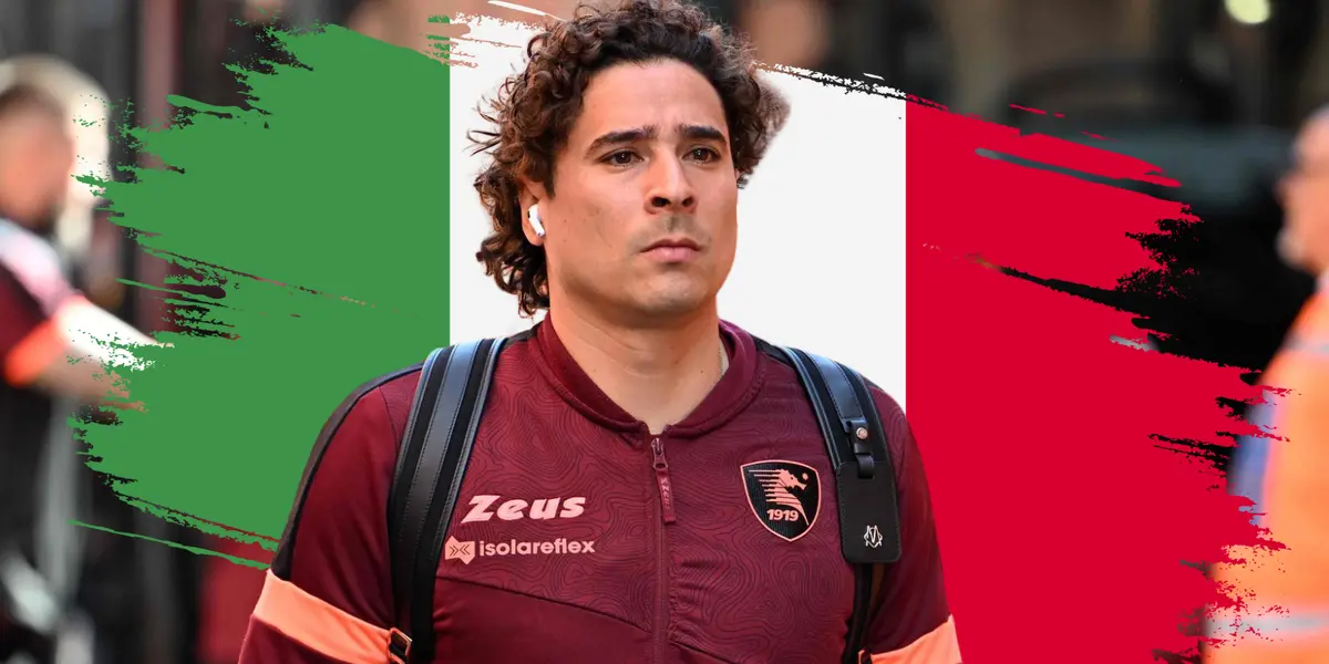 Guillermo Ochoa antes del Salernitana vs Fiorentina. Foto: Salernitana