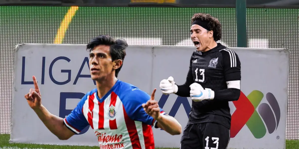 Guillermo Ochoa celebrando y José Juan Macías/ Foto El Universal.