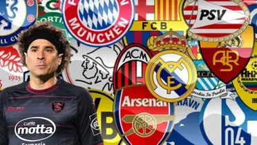 Guillermo Ochoa junto a clubes de Europa / FOTO X