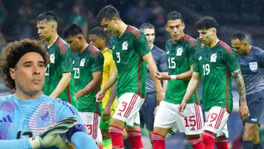 Guillermo Ochoa junto a futbolistas del Tri / FOTO EL PAÍS