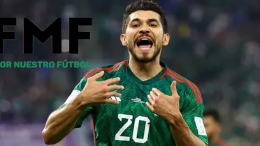 Henry Martín en partido con México. Foto: Azteca Deportes