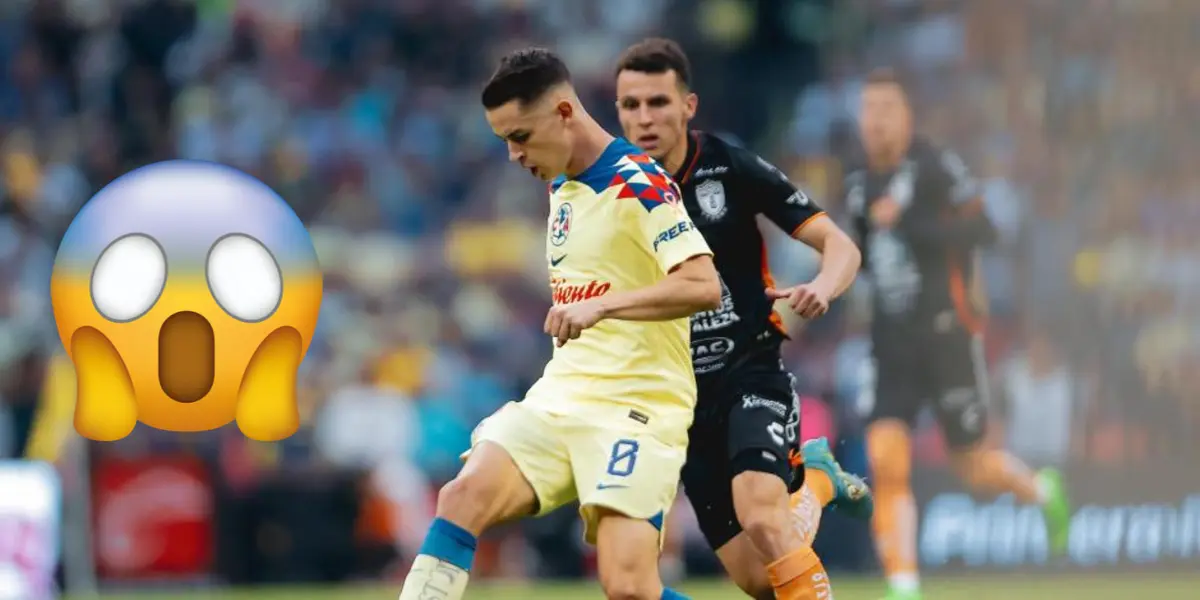 Idrissi y Fidalgo en el América vs Pachuca. Foto: La razón de México