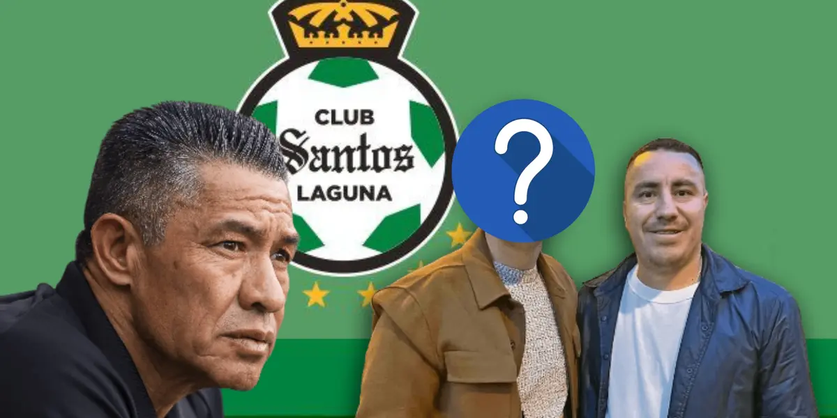 Ignacio Ambriz serio, Efraín Juárez y elemento oculto/Foto Santos Laguna.