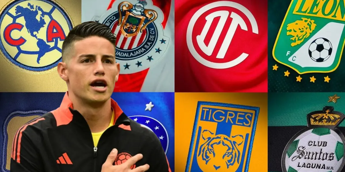 México se paraliza, James Rodríguez podría estrenar club en la Liga MX