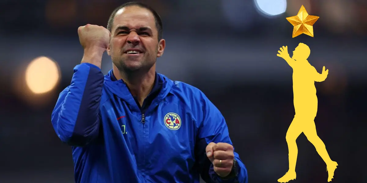 Jardine celebrando en partido con América. Foto: Ovaciones