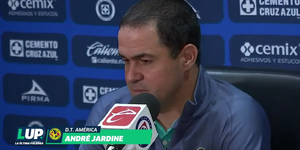 Jardine en confe de prensa, captura tomada de Fox Sports