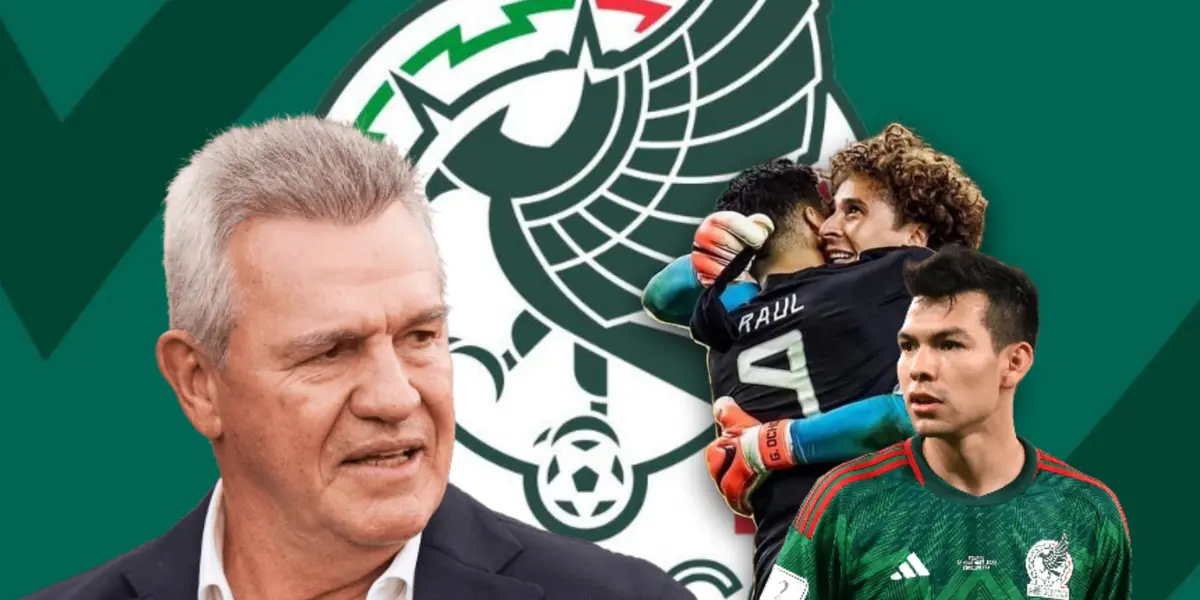 Javier Aguirre, Guillermo Ochoa e Hirving Lozano/Foto Community Sports.