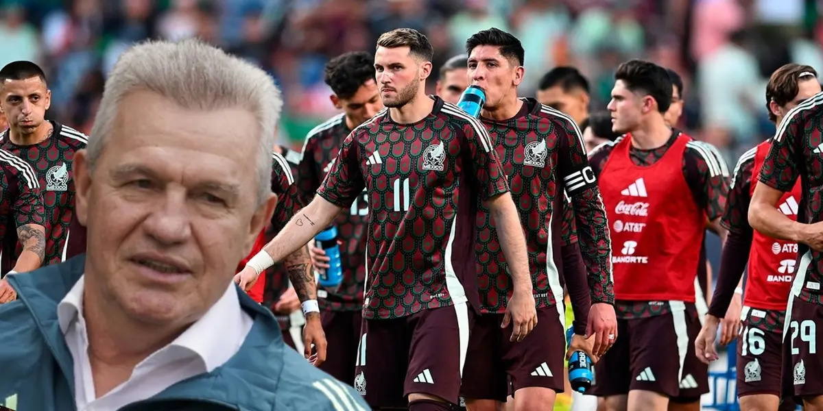 Javier Aguirre junto a futbolistas del Tri / FOTO LOS ÁNGELES TIMES