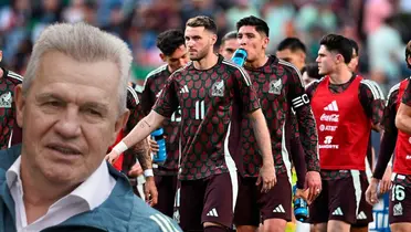 Javier Aguirre junto a futbolistas del Tri / FOTO LOS ÁNGELES TIMES