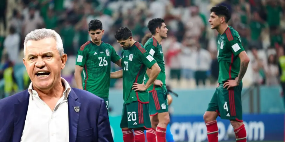 Javier Aguirre junto a futbolistas del Tri / FOTO TV AZTECA