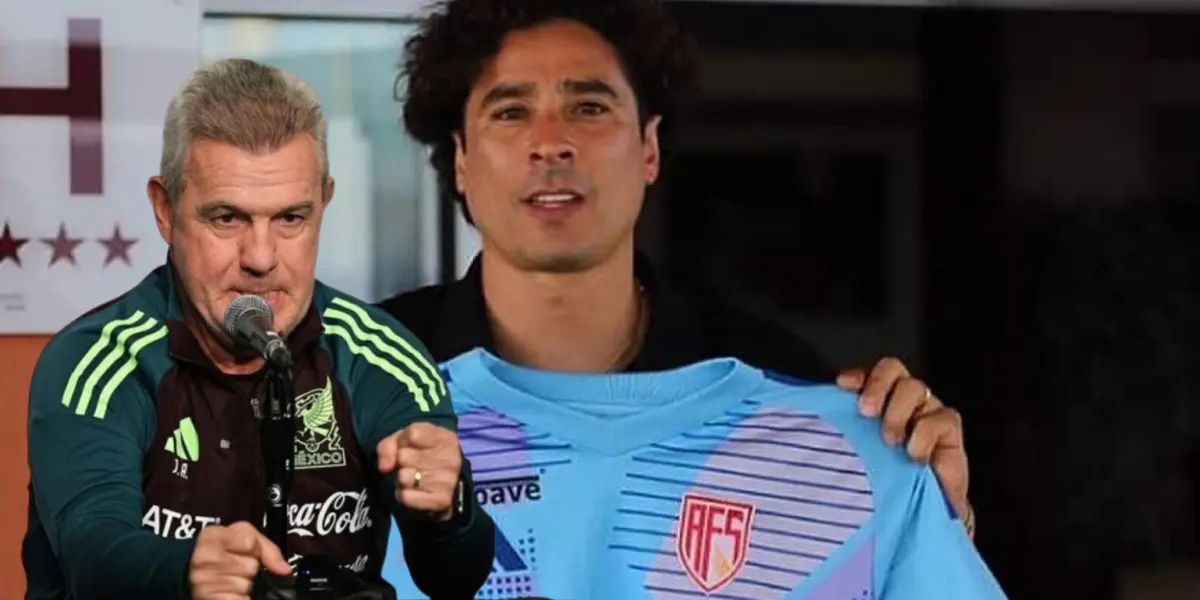 Javier Aguirre junto a Guillermo Ochoa / FOTO EXCÉLSIOR