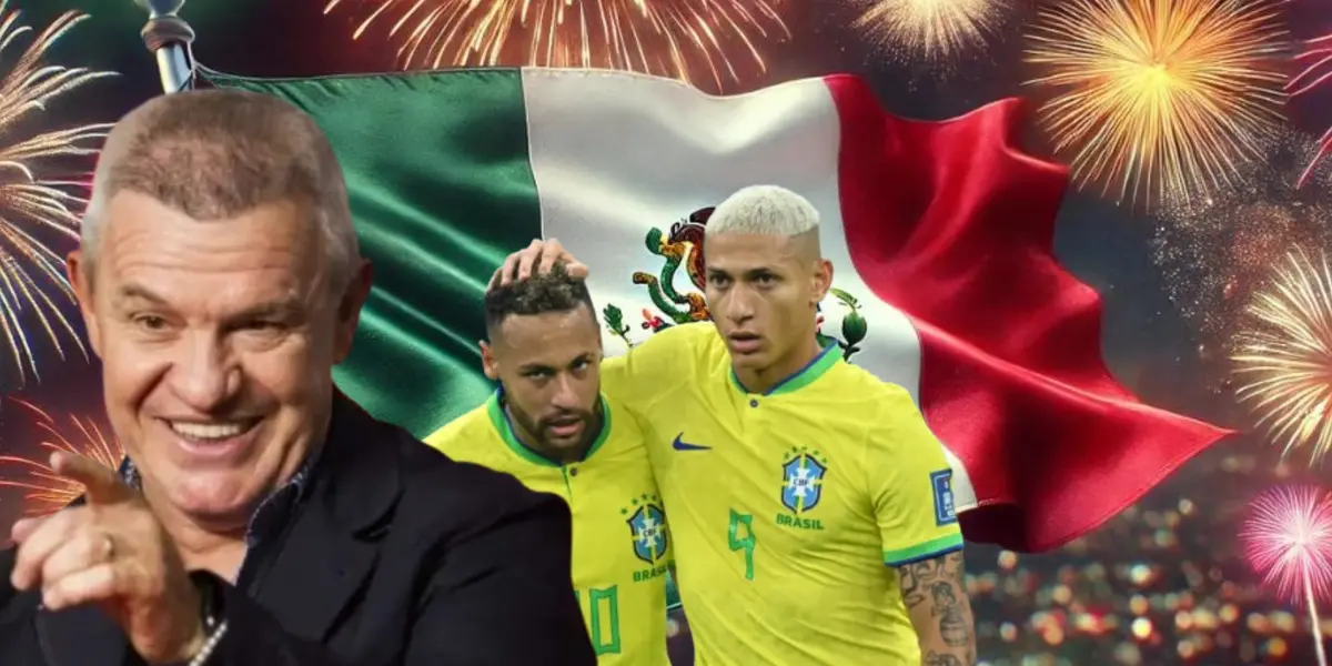 Javier Aguirre junto a Neymar Jr y Richarlison / FOTO FORBES MÉXICO